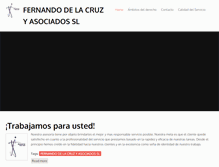 Tablet Screenshot of fernandodelacruz.com